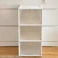 Axyaa Large Storage Box with Transparent Magnetic Lid for Clothes, Toys, and Dolls