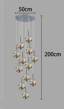 Axyaa Modern Living Room Chandeliers LED Ceiling Hanging Lights Indoor Lighting