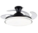 Axyaa Smart LED Fan Ceiling Chandelier for Living Room and Bedroom