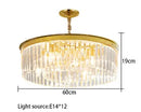 Axyaa Luxury Crystal Pendant Chandelier for Home Decor