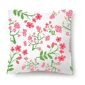 Axyaa Flower Print Nordic Pillowcase - 45x45CM Decorative Sofa Cushion Cover