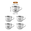Axyaa Capybara Mini Stainless Steel Cup with Handle