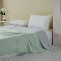 Axyaa Cool Silk Summer Quilt - Machine Washable, Double Ice Silk - Black Tech