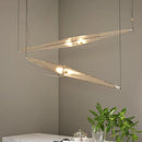Axyaa Glass Pendant Lights for Modern Dining Room & Living Room