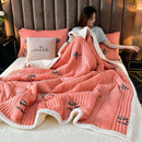 Axyaa Soft Lamb's Wool Winter Blanket for Cozy Comfort and Warmth