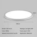 Axyaa Modern LED Ceiling Lamp Dimmable for Bedroom Study Indoor Lighting Fixtures