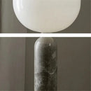 Axyaa Marble Desk Lamp: Minimalist Mushroom Design for Work, Bedroom, or Living Room