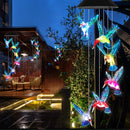 Axyaa Solar Hummingbird LED Chime: Color-Changing Decor Light