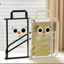Axyaa Foldable Book Storage Bag: Large Capacity, Transparent, Waterproof Organizer