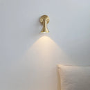 Axyaa Vintage Brass LED Wall Lamp with Pull Chain for Bedroom and Bathroom
