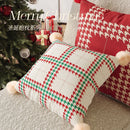 Axyaa Christmas Sofa Cushion for Living Room and Bedroom Decor