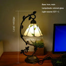 Axyaa Tiffany Table Lamp - Elegant Retro Stained Glass Desk Lamp for Home and Hotel