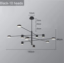 Axyaa LED Minimalist Chandelier Kitchen Island Lamp Living Room Luxury Lighting