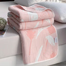 Axyaa Cotton 6-Layer Yarn Quilt - Soft and Cozy Gauze Blanket - Nap Blanket