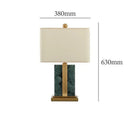 Axyaa Marble Desk Lamp - Modern Minimalist LED Table Lamp for Home Decor