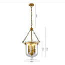 Axyaa Drum Chandelier: Retro Industrial Pendant Light for Restaurant, Aisle, and Corridor