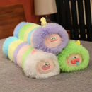 Colorful Caterpillar Plush Toy Doll by Axyaa - Cute Bed Pillow Gift