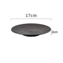Axyaa Ceramic Striped Sushi Dessert Plate | Creative Molecular Cuisine Tableware