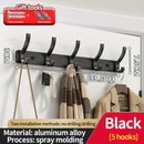Axyaa Wall-Mounted One Row Hangers for Towels, Clothes, Hats, and More