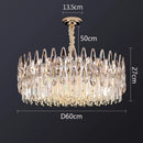 Axyaa Crystal Chandelier Pendant Light for Living Room and Bedroom