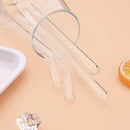Axyaa Wide Glass Straw Set with Brush - 12mm High Borosilicate Bubble Tea Straw