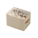 Axyaa Shoe Storage Box: Foldable Dust-proof Organizer for Wardrobe and Socks