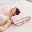 Axyaa 2 in 1 Thicken Soft Pillow, Comfortable Grey Sleeping Cushion, 48*74cm