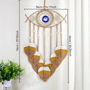 Axyaa Evil Eye Dreamcatcher Boho Wall Decor Handmade Feather Dreamcatcher Art