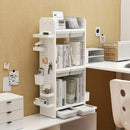 Axyaa Desktop Organizer with Drawers, Book Storage Shelf & Pen Cup Holders