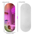 Axyaa Iridescent Full Length Wall Mirror for Bedroom, Living Room - Rainbow Glass Mirror