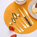 Axyaa Stainless Steel 48-Piece Tableware Set: Knife Fork Spoon Dessert Steak Knive