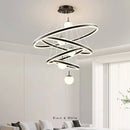 Axyaa Nordic Stair Chandelier Pendant Lights, Ceiling Light for Living Room Bedroom Dining Room