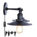 Axyaa Industrial Vintage Iron 2-Head LED Wall Lamp for Living Room and Bedside