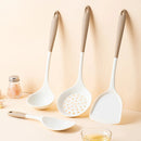 Axyaa Silicone Kitchenware Utensils Set - Pot Shovel, Leaky Spoon, Soup Ladle, Cooking Tools