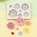 Silicone 3D Flower Mold for Cake Candy Chocolate Soap DIY Baking Tool by Axyaa