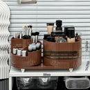 Axyaa 3 Tier Rotating Makeup Organizer for Vanity - Cosmetic Storage Box & Skincare Holder