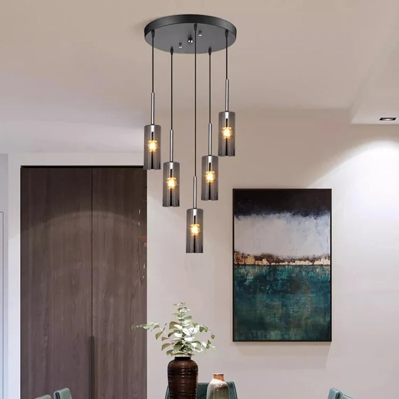 Axyaa LED Chandeliers: Modern Pendant Lamps for Living & Dining Room Lighting