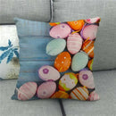 Easter Bunny Eggs Printed Pillow Covers 45x45cm - Axyaa Easter Decorations
