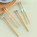 Axyaa Kids' Bamboo Training Chopsticks, Ages 6-12