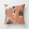 Axyaa Abstract Oil Painting Cushion Covers – Modern Art Home Decor Pillow