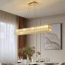 Axyaa Crystal Chandelier Pendant Light for Living and Dining Room