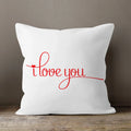 Axyaa LOVE Print Cushion Cover for Home Decor