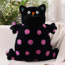 Axyaa Pink Cat Plush Hugging Pillow - Kids Stuffed Kitten Toy