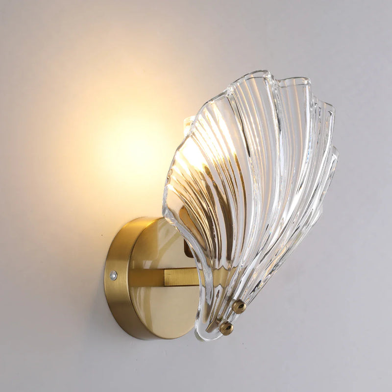 Axyaa Luxury Bedroom Bedside LED Pendant Chandelier with Shell Glass for Kitchen Island and Foyer
