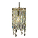 Axyaa Crystal Dining Room Round Pendant Light Luxury Fixture