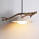 Axyaa Tree Branch Chandelier - Japanese Homestay Atmosphere - LED Decorative Retro Stone Lighting