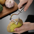 Axyaa Stainless Steel Multi-Function Vegetable Fruit Peeler Slicer Grater Cutter