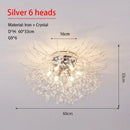 Axyaa Dandelion Crystal Pendant Lamp - Modern & Simple Ceiling Light for Room Decoration