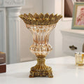 Axyaa Retro Glass Vase & Flower Arrangement Set - High-End Decorative Items