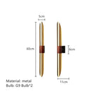 Axyaa Glass Pendant Lights Gold Copper LED Wall & Dining Room Lighting Fixtures